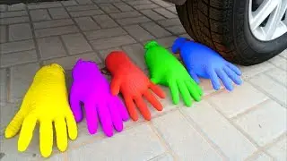 EXPERIMENT: Car vs Glove Jelly - Crushing Crunchy & Soft Things by Car!