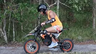 TAKE A RIDE ON THE AIPAS S1 AMP DIRT EBIKE!!