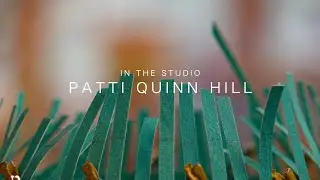Blue Spiral 1 In The Studio - Patti Quinn Hill - Process