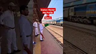 STATION MASTER JOB PROFILE|🚊STATION MASTER SALARY|WORKING OF STATION MASTER|STATION MASTER VACANCY|