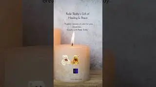 A gentle moment of calm for your December&hellip;  breathe with Reiki Teddy #DecemberPeace #ReikiTeddy