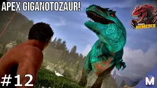 Potężny APEX GIGANOTOZAUR!! | ARK Primal Nemezis Valguero #12