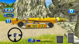Tunnel Boring Machine Simulator 3D - Highway Bridge Construction - Android Gameplay