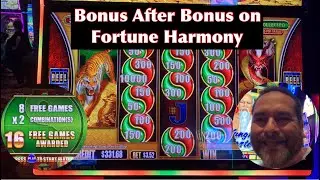 Fortune Harmony Slots - Hot Session With 6 Bonuses In 18 Minutes! Over $1,000 In Wins!
