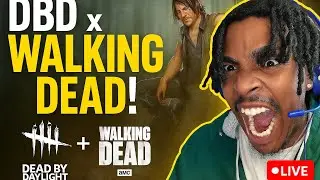 I CAN&rsquo;T BELIEVE THIS YALL! (DBD x WALKING DEAD) 👀 - DEAD BY DAYLIGHT [CO-OP GAMEPLAY][LIVE]