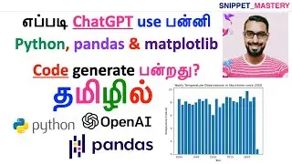 [TAMIL] - ChatGPT Python Code Data Analysis
