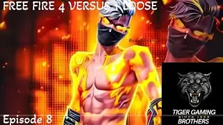 FREE FIRE ONE VERSUS. FOUR LOST EPISODE 8 TIGERGAMING BROTHERS