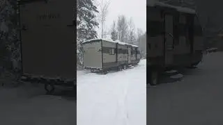 Living in my RV - Snow Trouble 😄 Just another week to go!!