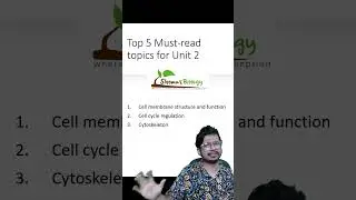 csir net life science unit 2 cell biology most important topics #csirnetlifescience
