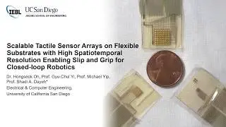 Scalable Tactile Sensor Arrays on Flexible Substrates with High Spatiotemporal Resolution