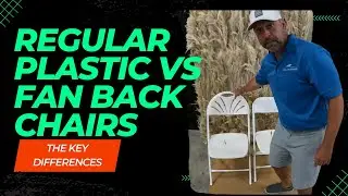 Commercial Grade Folding Chairs: Regular Plastic vs Fan Back