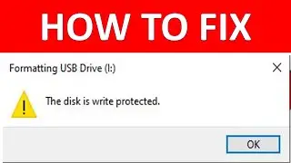 how to format write protected usb