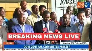 🔴 #LIVE: ODM PRESSER/ NEGOTIATIONS WITH PRESIDENT RUTO/ NADCO REPORT AND ODM-UDA MERGER🔥