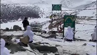 Yoga at 19000 ft Marsimik La, Ladakh by ITBP personnel