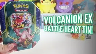 Opening a Volcanion EX Battle Heart Tin! | Pokemon Cards