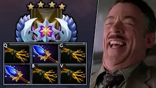 I watched a 4K MMR Techies Gameplay But He bought 2x Aghanim Scepter!