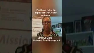 Post Bank. Not at the expense of SASSA grant recipients./ Lindiwe Zulu. #postoffice #sassa #flop