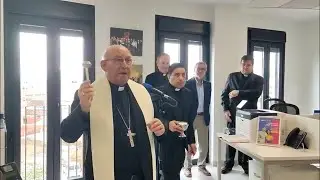 Bendición de las nuevas instalaciones de COPE Castellón en Vila-real