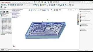 SolidWorks CAM - Операции и симуляция.  Часть 3