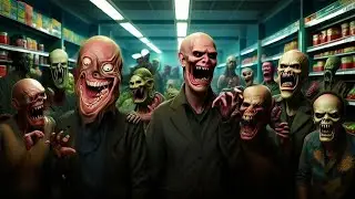 Я ХУДШИЙ СОТРУДНИК МЕСЯЦА!АДСКИЙ СУПЕРМАРКЕТ С АДСКИМИ ПОСЕТИТЕЛЯМИ!ИГРА HELLMART ПРОХОЖДЕНИЕ!