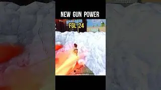 New FGL 24 Gun Ability Test 🔥 Free Fire New Gun #srikantaff