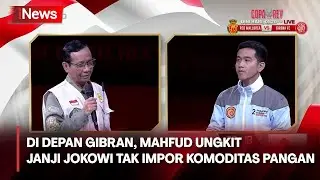 Debat Panas dengan Gibran, Mahfud Ungkit Pertanyaan Prabowo ke Jokowi di 2019 Soal Impor