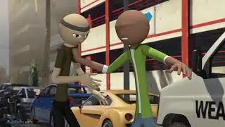 Stick GTA The Gun | 3D-анимационный фильм | Короткометражный фильм