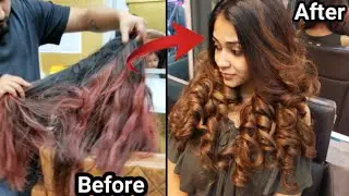 How to Neutralised Red Color Full Tutorial || Color Correction|| Pre-Pig Color|| By Salonfact ||