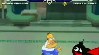 homer(me) vs Zeeky H. Bomb(My cousin)