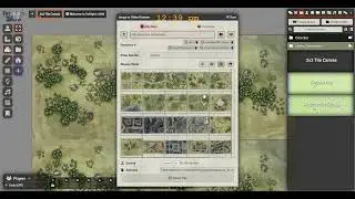 Как изготавливать модульные плиточные полотна в Foundry VTT
