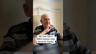 100-летний ирландский ветеран Второй мировой войны рассказывает о своей семье #интервьюсветераном...