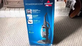 Bissell PowerGroom (68C77) Bagless Upright Vacuum Cleaner Unboxing, Assembly Tutorial, & First Look