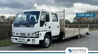 For Sale - New Stock From Sotrex: Isuzu N75 190 4 X 2 Dropside Beavertail