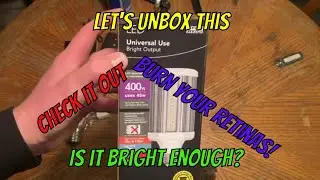 Let's Unbox and Review this FEIT Electric LED corn cob.