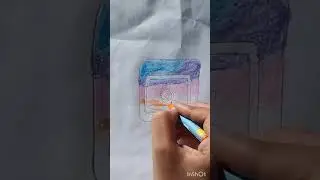 how to draw instagram logo || Instagram ||App icon challenge|| #drawing #instagram #icon #logo