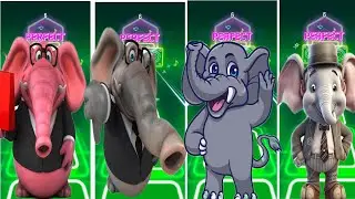 Tiles Hop - Elephant 🆚 Mammoth 🆚 Funny Elephant 🆚 Elephant 🎶 Tiles Hop EDM Rush