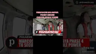 PBBM backs Malampaya phase 4 to Secure, stable Power #philnews24 #pbbm #news