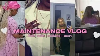 Budget friendly maintenance vlog; Hair | nails | pedicure | cooking & more | Kenyan YouTuber 