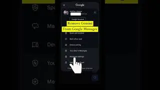Remove Gemini AI from Google Messages #google #gemini #ai #howto
