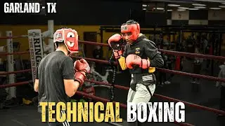 SLIP AND STRIKE! Boxer Is a MENACE Moving Forward In Sparring!