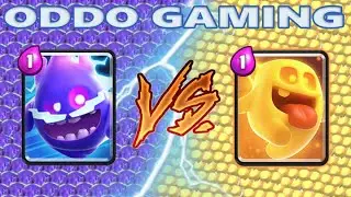 ELECTRO SPIRIT VS HEAL SPIRIT - Clash Royale Battle #196