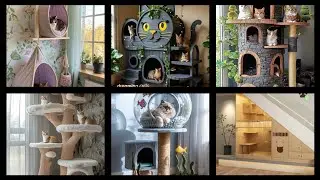 BEAUTIFUL CAT HOUSE DECORATION IDEAS/CREATIVE CAT HOUSE DESIGNS/MODERN CAT HOUSE DECORATIONS.