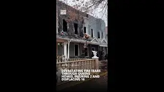 Devastating fire tears through Queens homes, injuring 2 and displacing 16