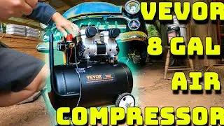 Vevor Air Compressor Test & Review- 8 Gallon 1 HP Cheap and Good