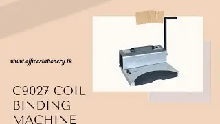 How to use C9027 Coil Binding Machine?