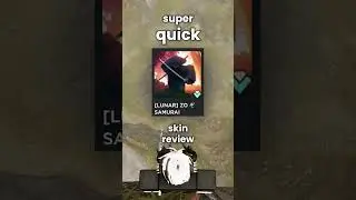 Super Quick ZO ぞ Skin Review - 8 #shorts #roblox