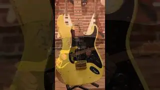 Charvel Custom Shop San Dimas Graffiti Yellow Tour Relic  Demo