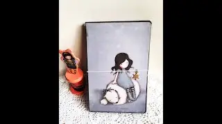 Santoro Gorjuss A5 traveler notebook, midori style handmade journal