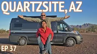 Winter in Quartzsite Arizona in a Class B RV | We’re the Russos Camper Van Life S1:E37