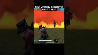 FREE FIRE NEW MYSTERY CHARACTER ABILITY TEST #freefireevent #ob41update #viralshorts